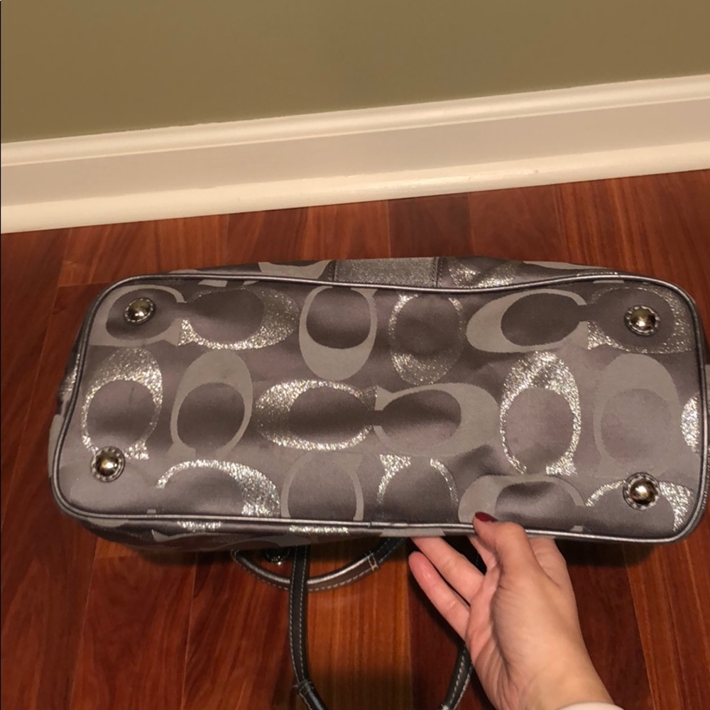 Silver Coach Purse - Picture 3 of 6